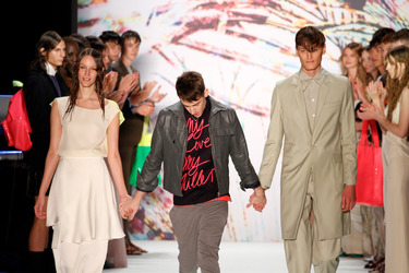 Kilian Kerner mit seinen Models