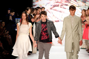 Kilian Kerner mit seinen Models