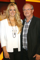 Sabine Lisicki mit Vater Richard Lisicki