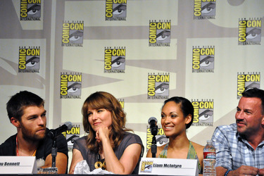 Liam McIntyre, Lucy Lawless, Cynthia Addai-Robinson, Craig Parker