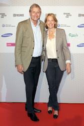 Ulrich Wickert mit Ehefrau Julia Jäkel