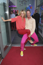 Kim Fisher mit Christof Herbster