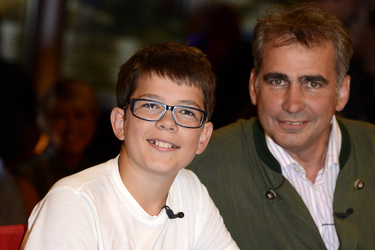 Felix Finkbeiner mit Vater Frithjof