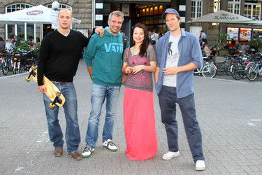Ronald Vietz, Michael Schoebel, Cosma Shiva Hagen, Marten Persiel