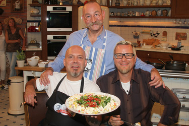 Horst Lichter mit Ande Werner und Lars Niedereichholz (Mundstuhl)