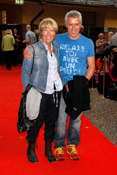 Ralph Herforth mit Schwiegermutter Amelie Glienke