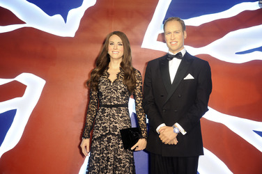 Wachsfiruren von Prinz William und Herzogin Kate