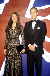 Wachsfiruren von Prinz William und Herzogin Kate