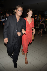 Jessica Schwarz mit Begleitung