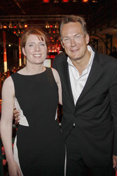 Monica Lierhaus mit Lebensgefährten Rolf Hellgardt