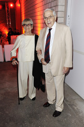 Ken Adam mit Ehefrau Letizia