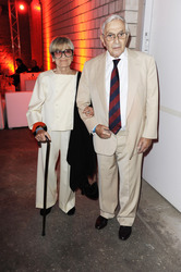 Ken Adam mit Ehefrau Letizia