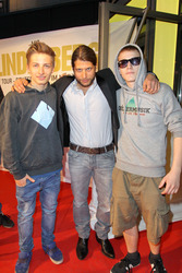 Philipp Palm mit den Kindern Samuel Vincent und Simeon Joel