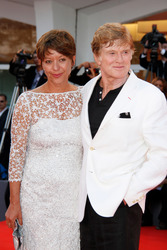 Robert Redford mit Gattin Sibylle Szaggars