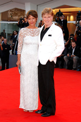 Robert Redford mit Gattin Sibylle Szaggars