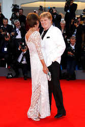 Robert Redford mit Gattin Sibylle Szaggars