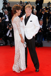 Robert Redford mit Gattin Sibylle Szaggars