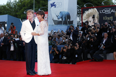 Robert Redford mit Gattin Sibylle Szaggars