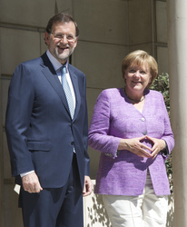 Mariano Rajoy, Angela Merkel