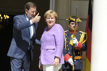Mariano Rajoy, Angela Merkel