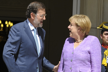 Mariano Rajoy, Angela Merkel