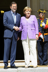 Mariano Rajoy, Angela Merkel