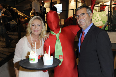 Sabine Christiansen mit Ehemann Norbert Medus