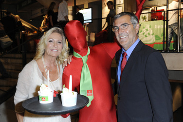 Sabine Christiansen mit Ehemann Norbert Medus