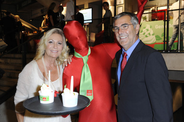 Sabine Christiansen mit Ehemann Norbert Medus