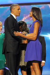 Barack Obama mit Tochter Malia