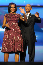 Barack Obama mit Gattin Michelle