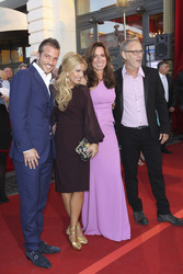 Rafael van der Vaart, Sylvie van der Vaart, Reinhold Beckmann mit Ehefrau Kerstin