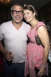 Jimmy Hartwig mit Frau Stefanie Almer