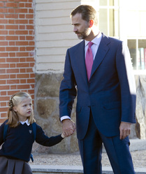 Felipe von Spanien mit Tochter