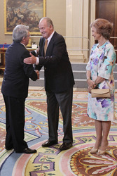 Enrique Cerezo, Juan Carlos I.von Spanien, Sophia von Spanien