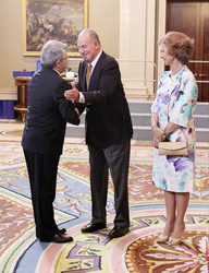 Enrique Cerezo, Juan Carlos I.von Spanien, Sophia von Spanien