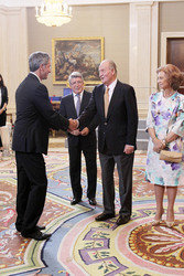 Miguel Angel Gil Marin, Juan Carlos I.von Spanien, Sophia von Spanien