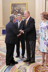 Arturo Fernandez, Juan Carlos I.von Spanien, Sophia von Spanien