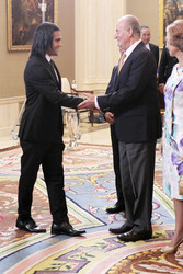 Radamel Falcao, Juan Carlos I.von Spanien, Sophia von Spanien