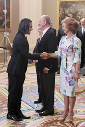 Radamel Falcao, Juan Carlos I.von Spanien, Sophia von Spanien
