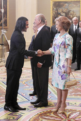 Radamel Falcao, Juan Carlos I.von Spanien, Sophia von Spanien