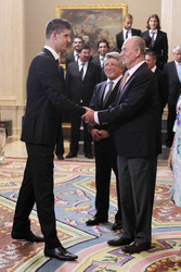 Thibaut Nicolas Marc Courtois, Juan Carlos I.von Spanien