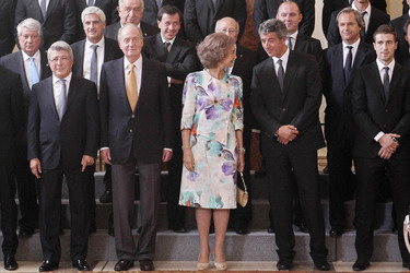 Atlético Madrid, Juan Carlos I.von Spanien, Sophia von Spanien