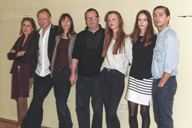 Petra Müller, Stellan Skarsgard, Charlotte Gainsbourg, Lars von Trier, Mia Goth, Stacy Martin, Shia LaBeouf