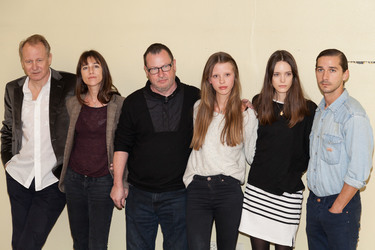 Stellan Skarsgard, Charlotte Gainsbourg, Lars von Trier, Mia Goth, Stacy Martin, Shia LeBeouf
