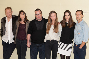 Stellan Skarsgard, Charlotte Gainsbourg, Lars von Trier, Mia Goth, Stacy Martin, Shia LeBeouf