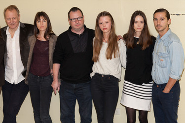 Stellan Skarsgard, Charlotte Gainsbourg, Lars von Trier, Mia Goth, Stacy Martin, Shia LeBeouf