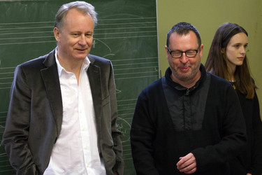 Stellan Skarsgard, Lars von Trier, Stacy Martin