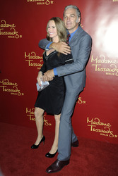 Walter Sittler mit Julia Roberts Wachsfigur