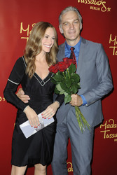 Walter Sittler mit Julia Roberts Wachsfigur